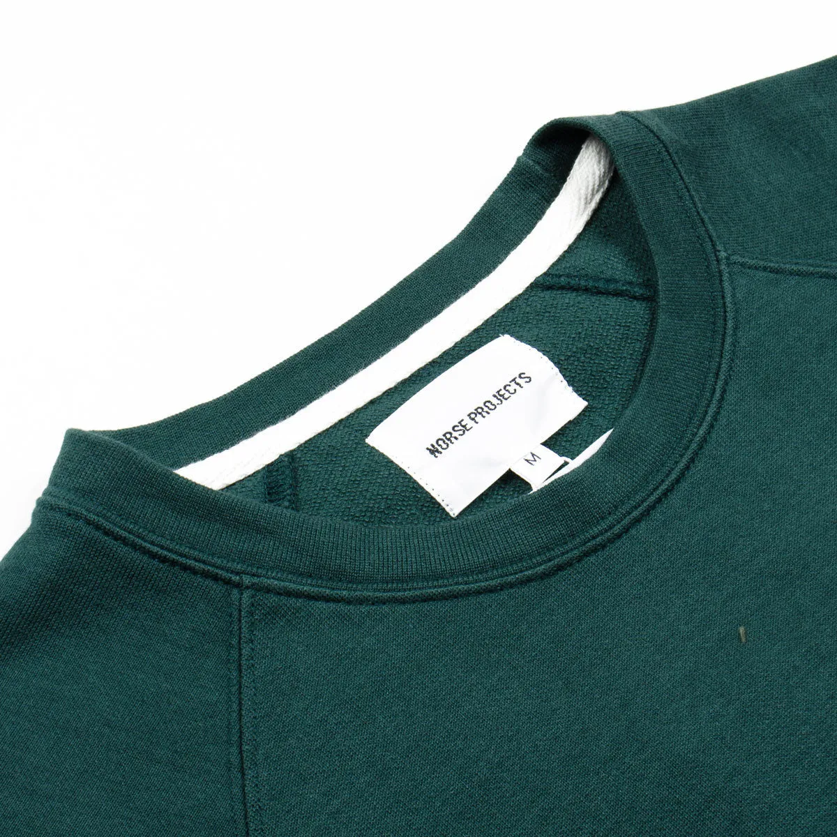 Norse Projects Verge Green Vorm Mercerised Sweatshirt