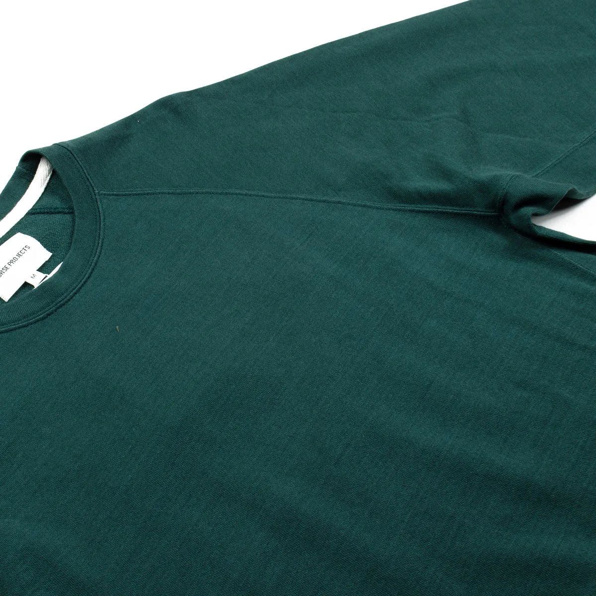 Norse Projects Verge Green Vorm Mercerised Sweatshirt