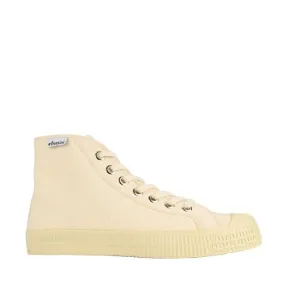 Novesta Star Dribble Mono High Top Trainers Beige Size 39/6