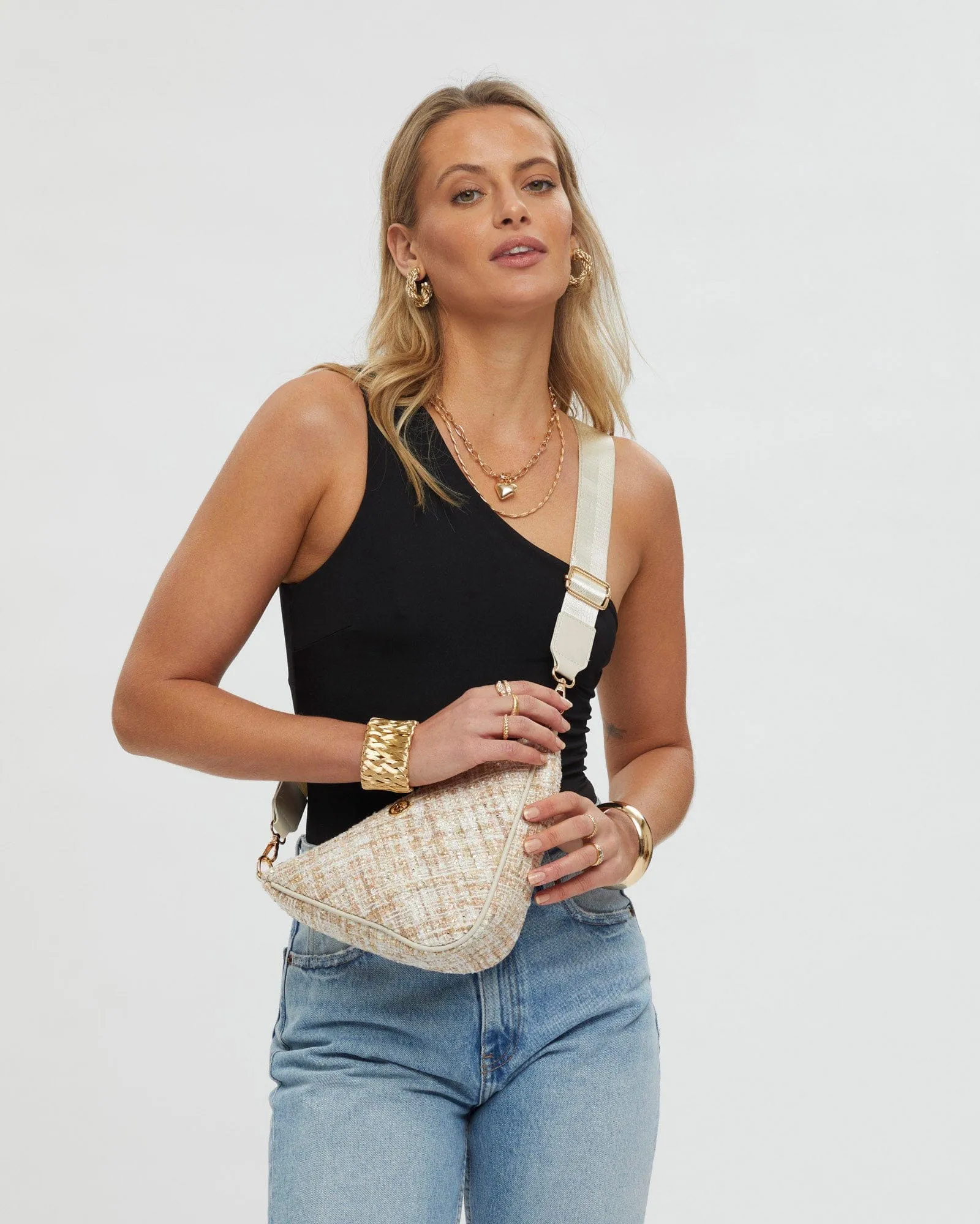 Nude Deena Triangle Crossbody Bag