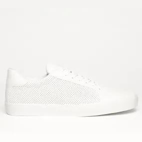 NY CLASSIC WHITE MONOCHROME SNEAKERS