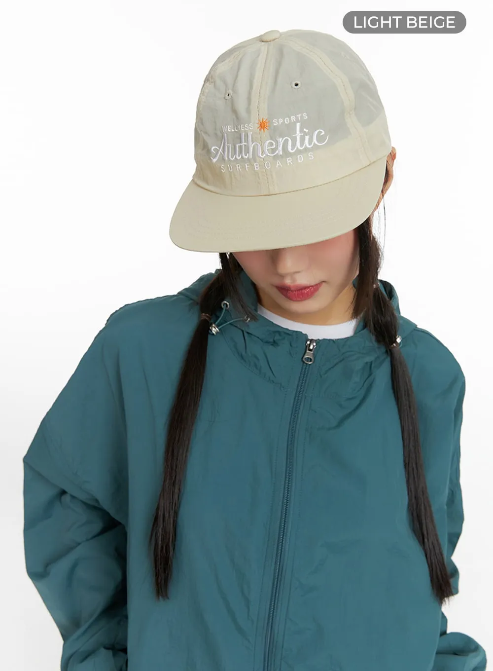 Cap with Nylon Lettering Embroidery IF421