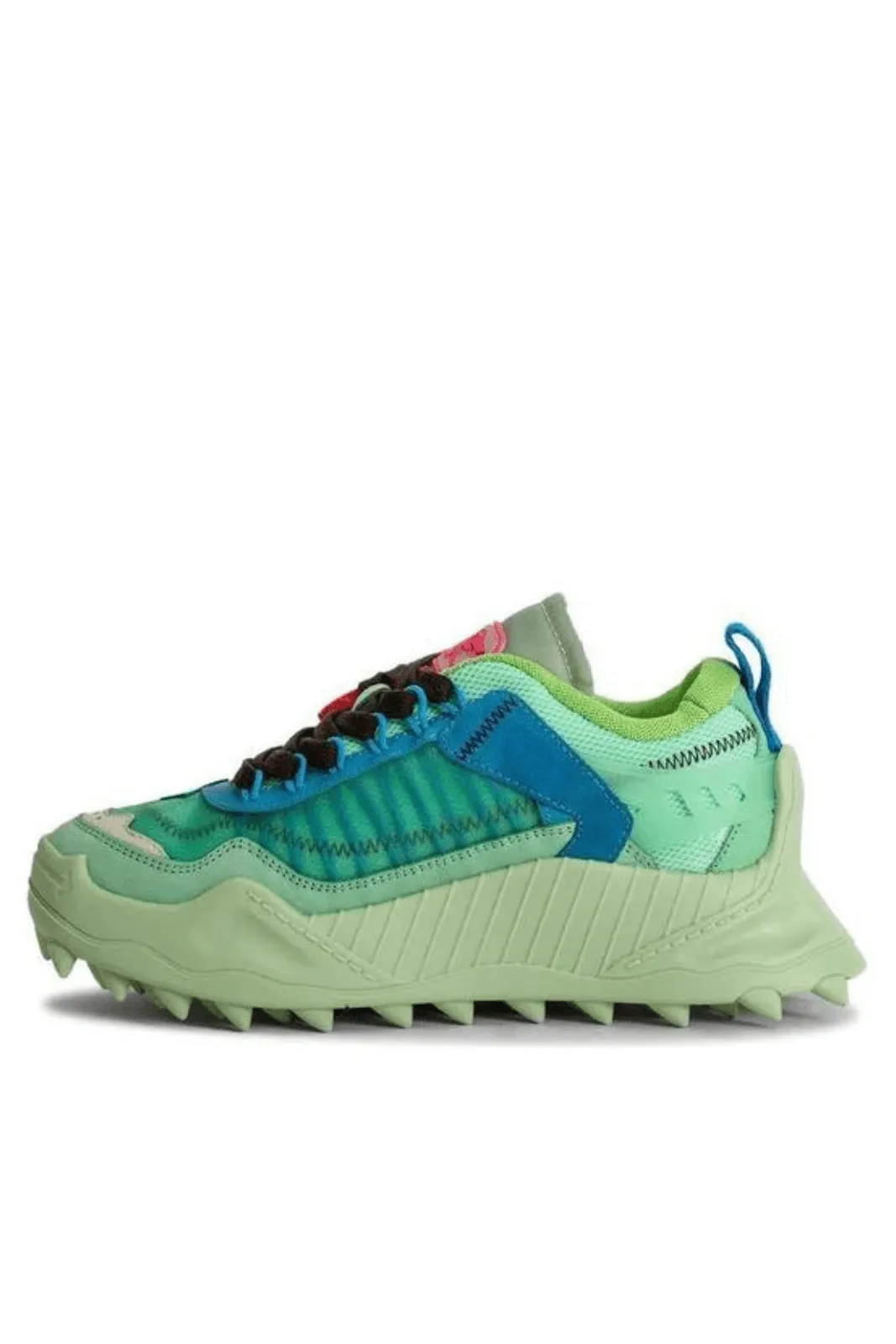 Off-White Odsy-1000 Panelled Trainers Light Green Blue