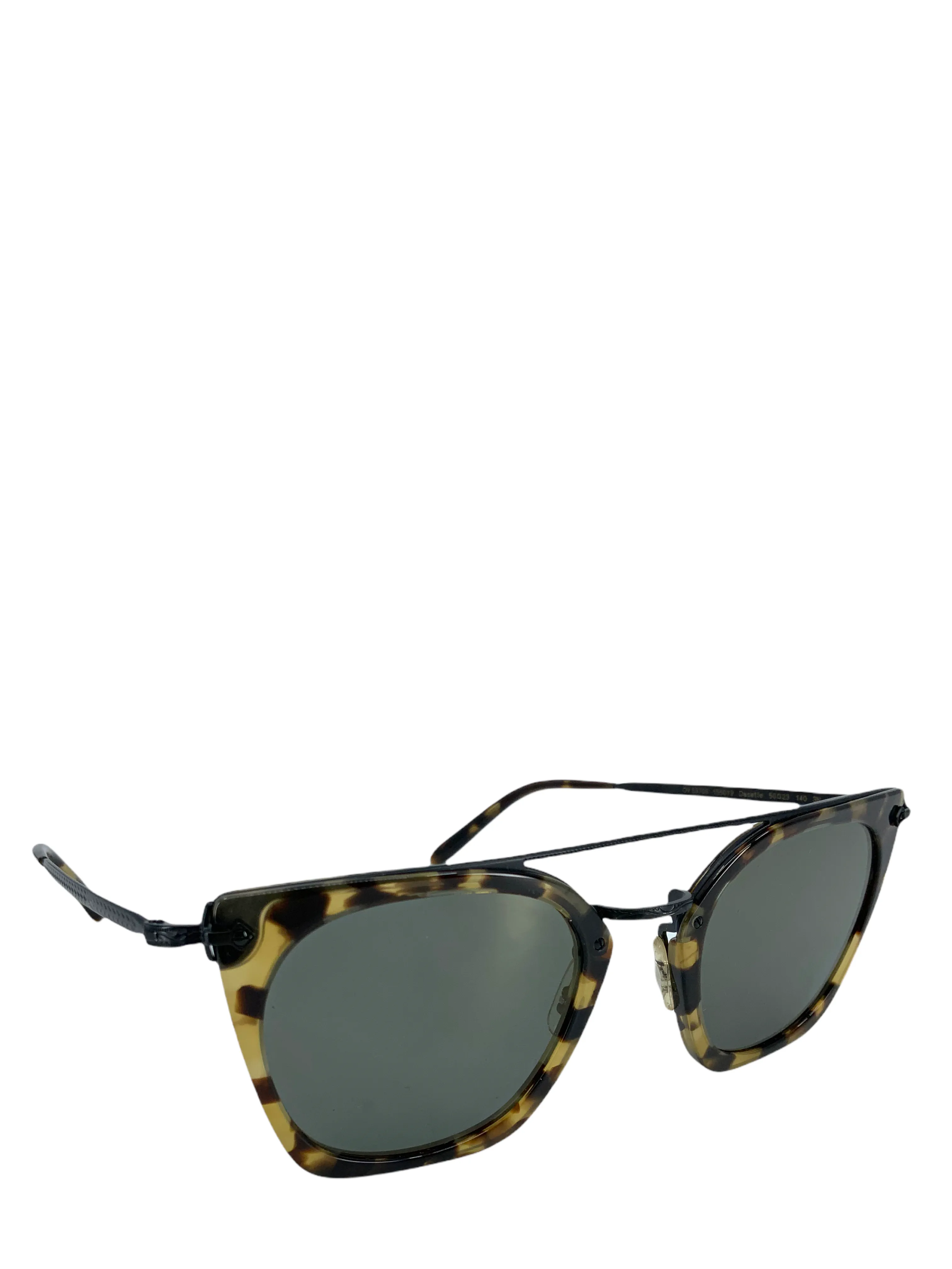 Tortoise Flat Sunglasses from Oliver Peoples Dacette