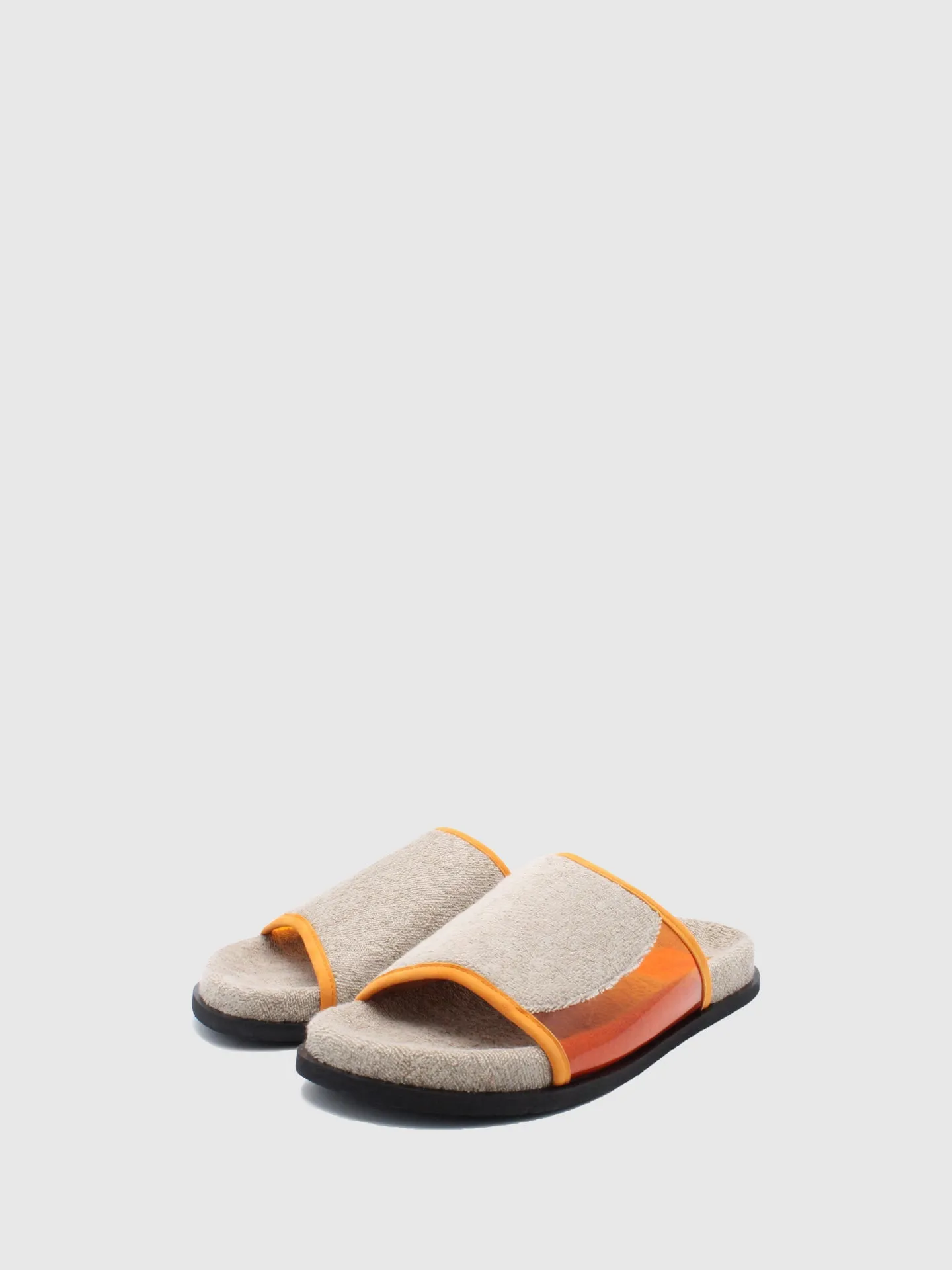 Open Slippers Irish Kiss Beige/Orange