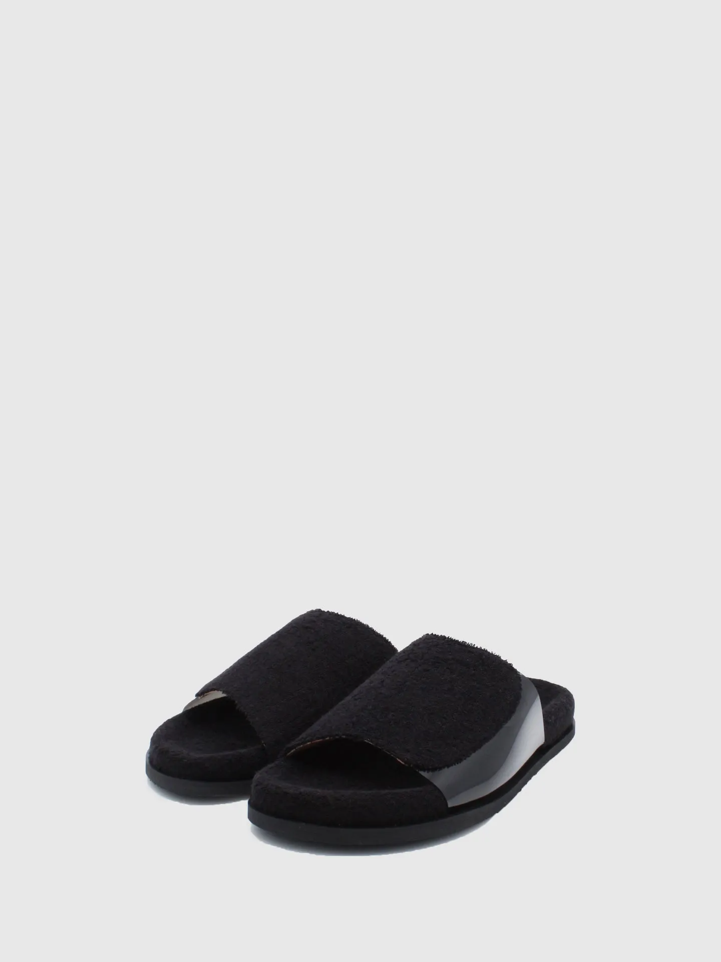 Open Slippers Irish Kiss Black