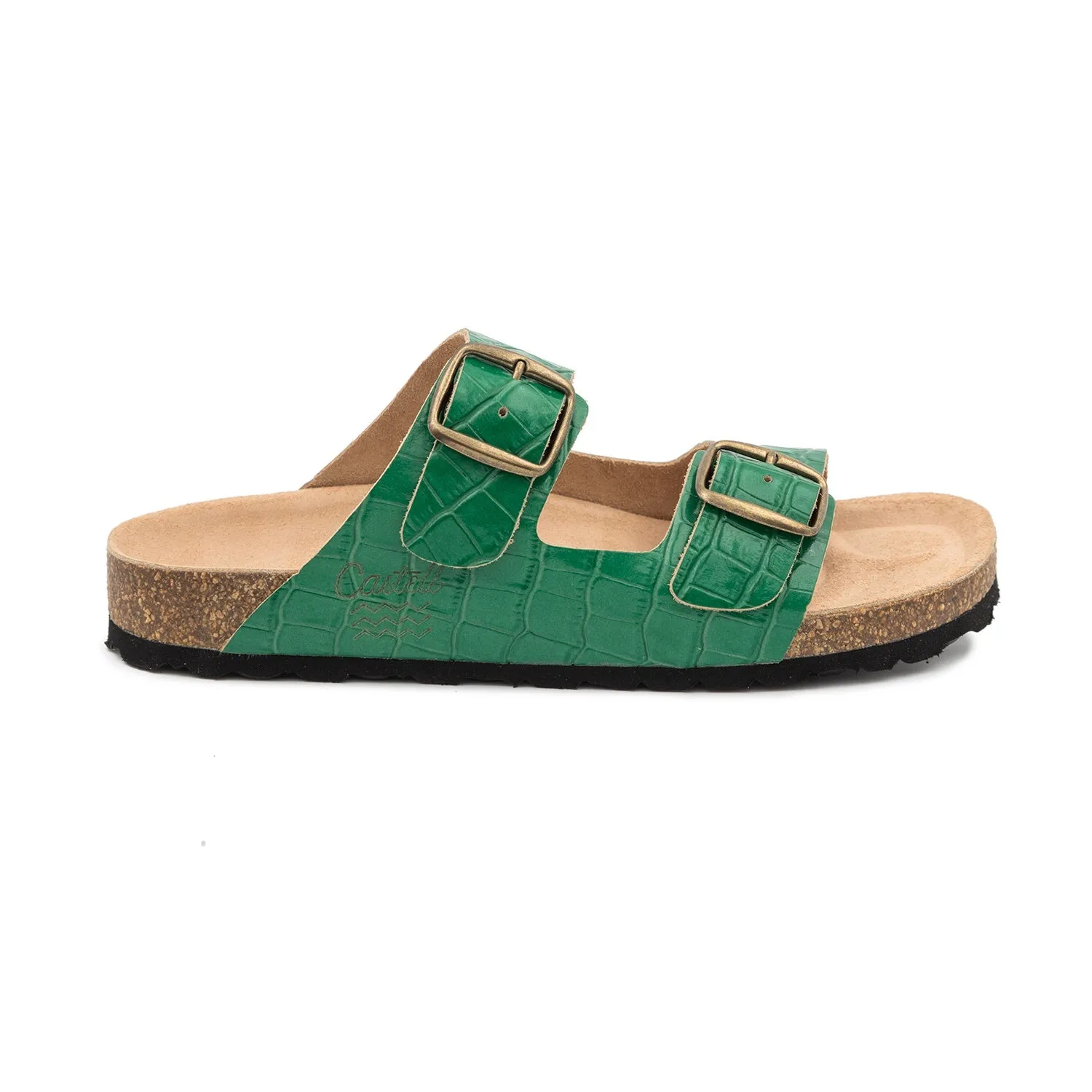 Open Toe Leather Sandal for Women - Greco Tarvos 1727 M