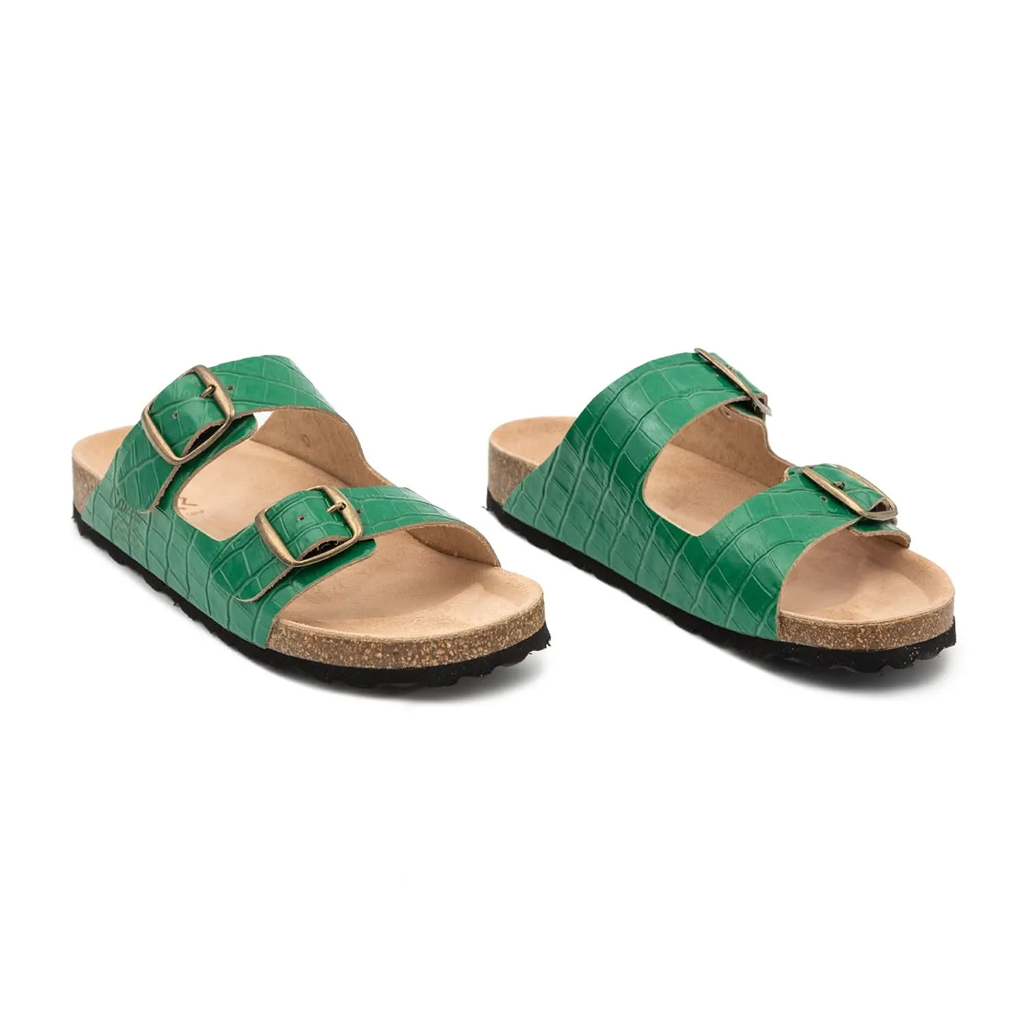 Open Toe Leather Sandal for Women - Greco Tarvos 1727 M