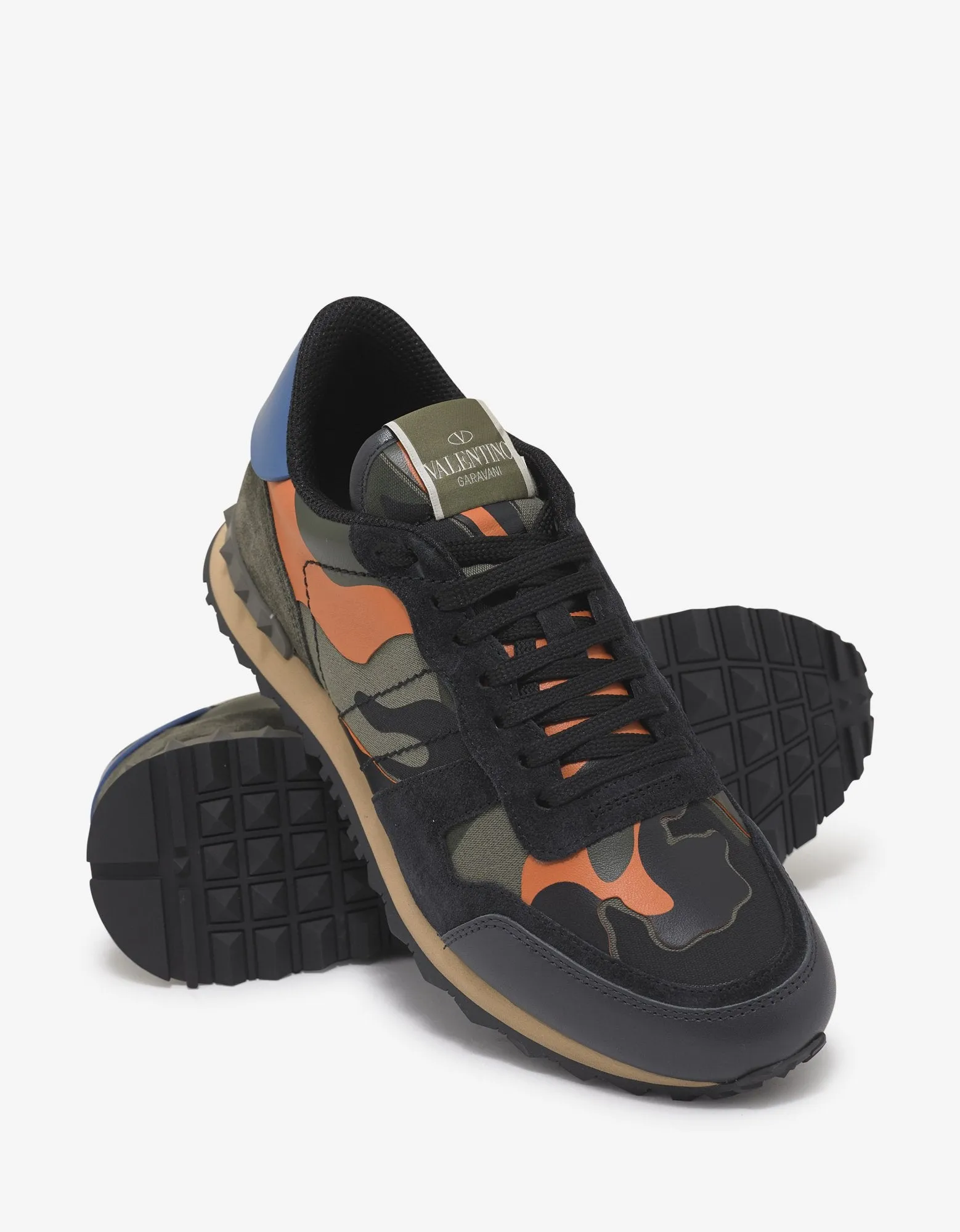 Orange & Green Camo Rockrunner Trainers