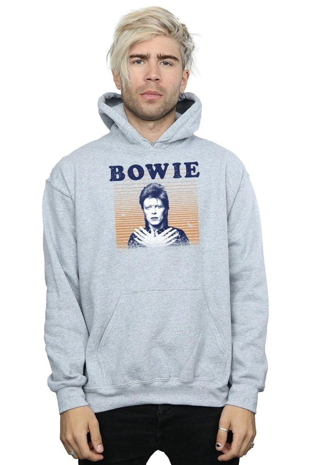 Orange Stripes Hoodie | Jumpers Cardigans | David Bowie