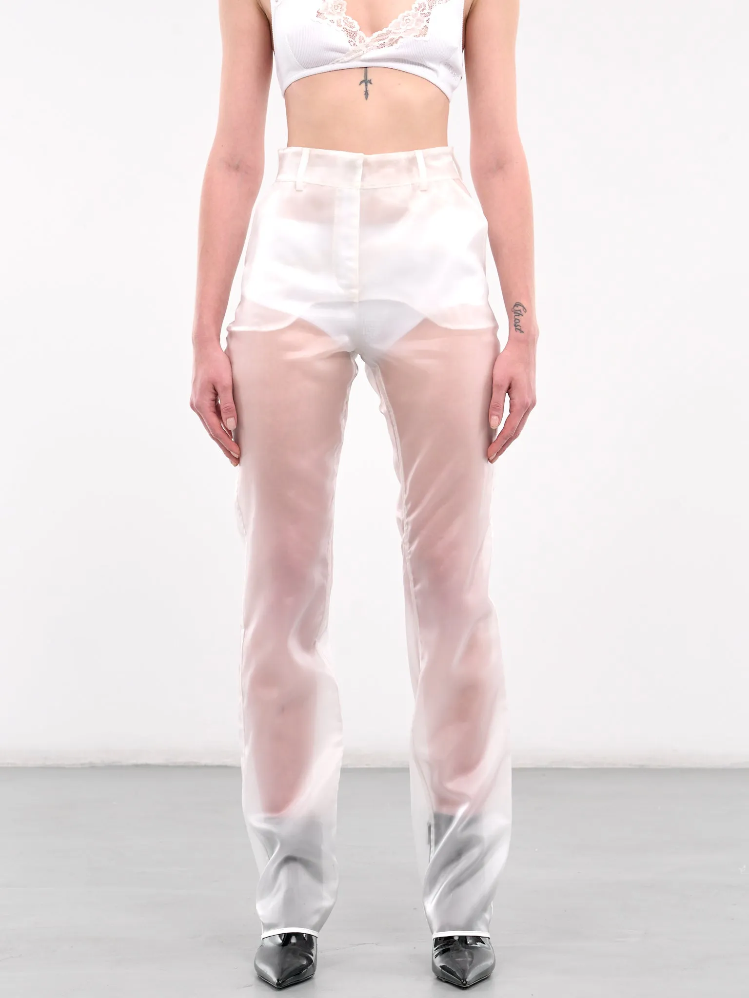 Organza Trousers (COPP106F3014-CLEAR)