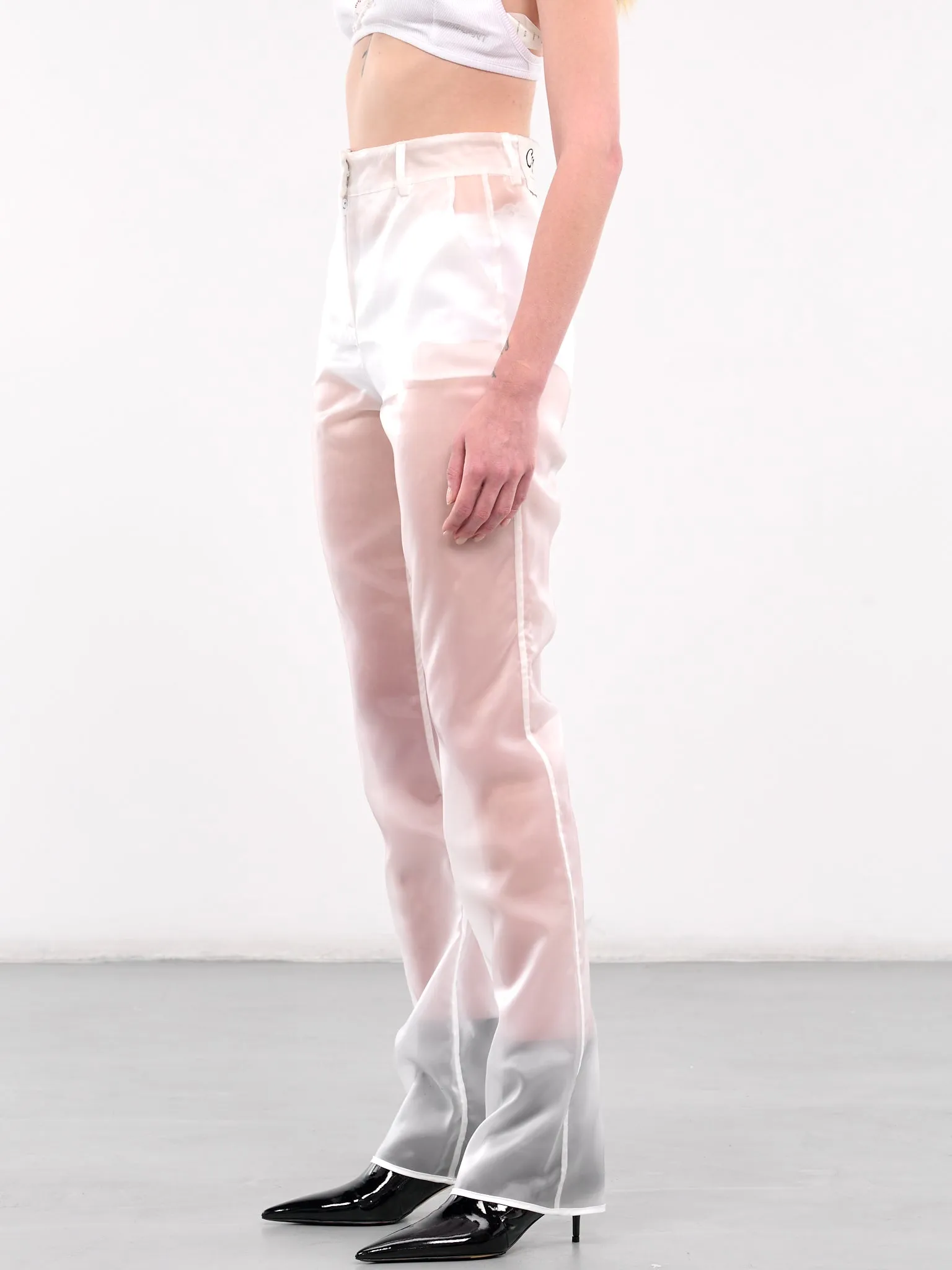 Organza Trousers (COPP106F3014-CLEAR)