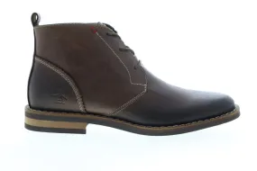 Original Penguin Brown Leather Chukka Boots for Men