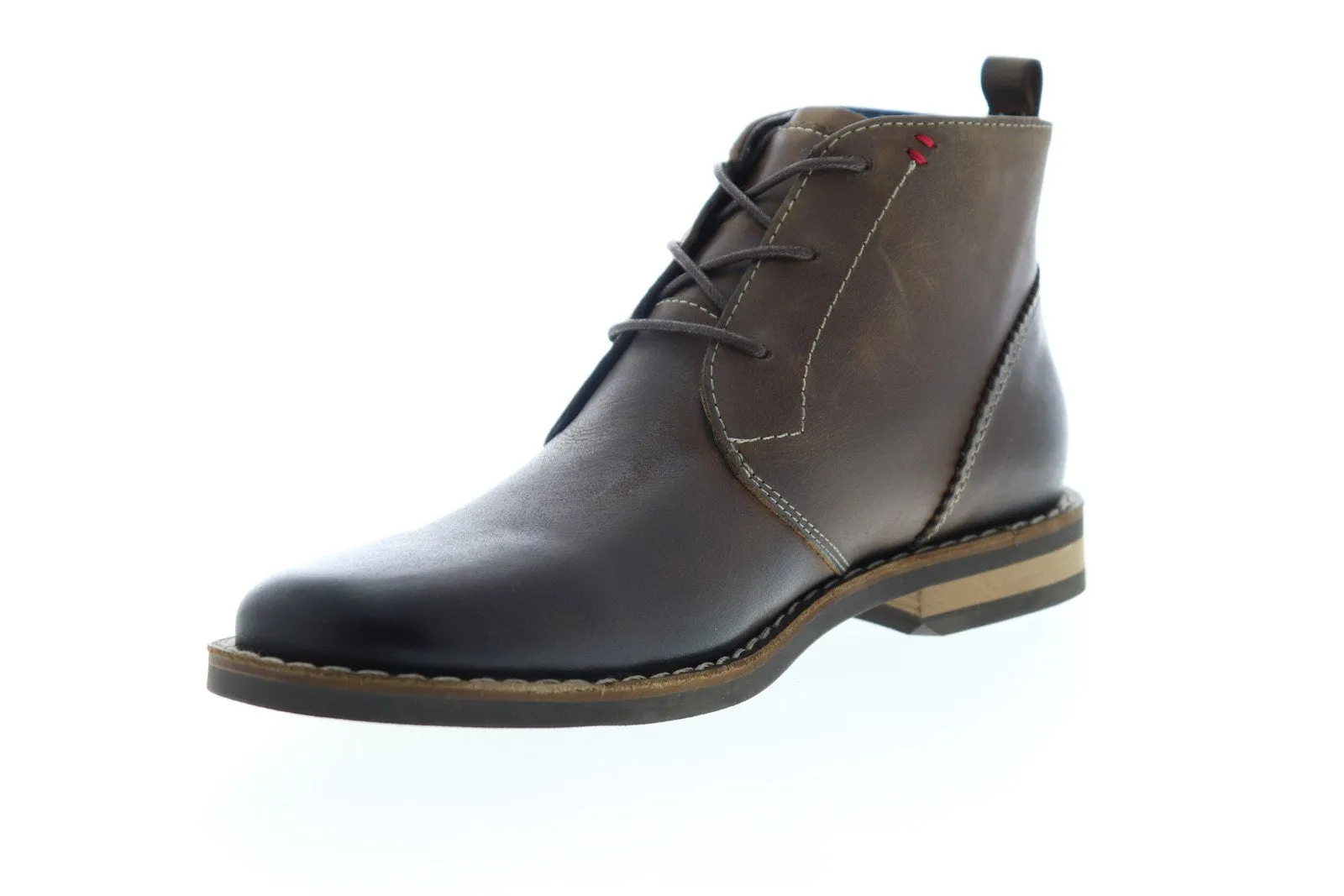 Original Penguin Brown Leather Chukka Boots for Men