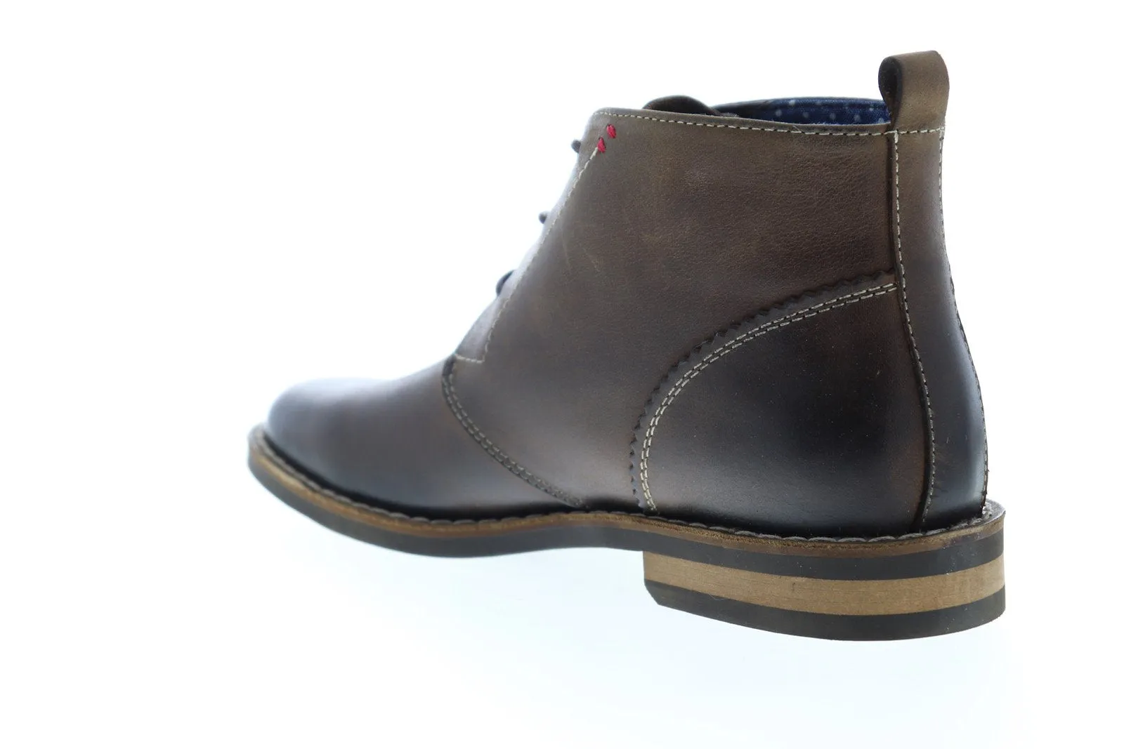 Original Penguin Brown Leather Chukka Boots for Men