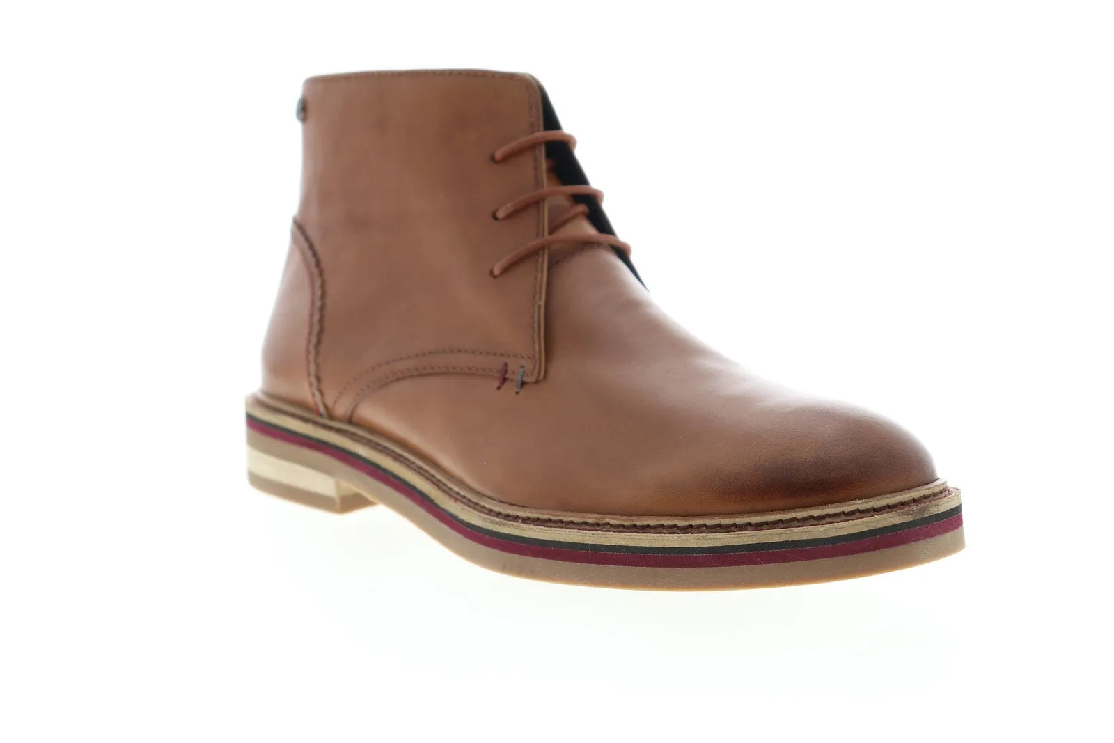 Original Penguin Men's Brown Leather High Top Chukka Boots