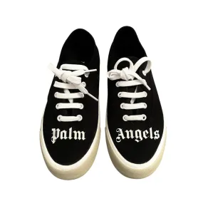 PALM ANGELS LOGO TRAINERS - BLACK