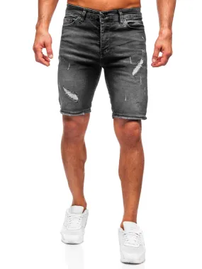 Nero Bolf 0386 Men's Jeans Shorts