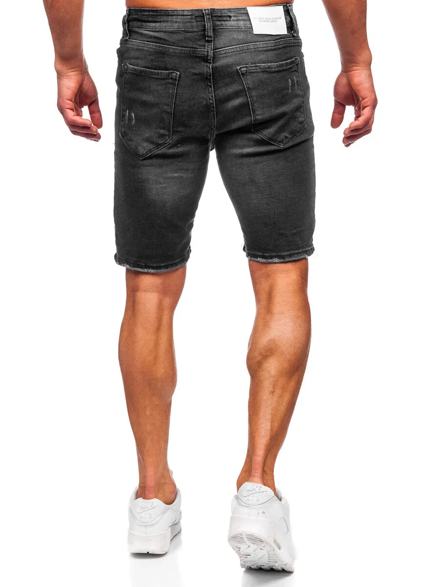 Nero Bolf 0386 Men's Jeans Shorts