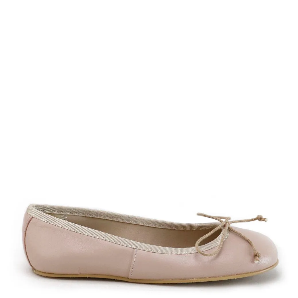 Papanatas Nude Bow Ballet Flat