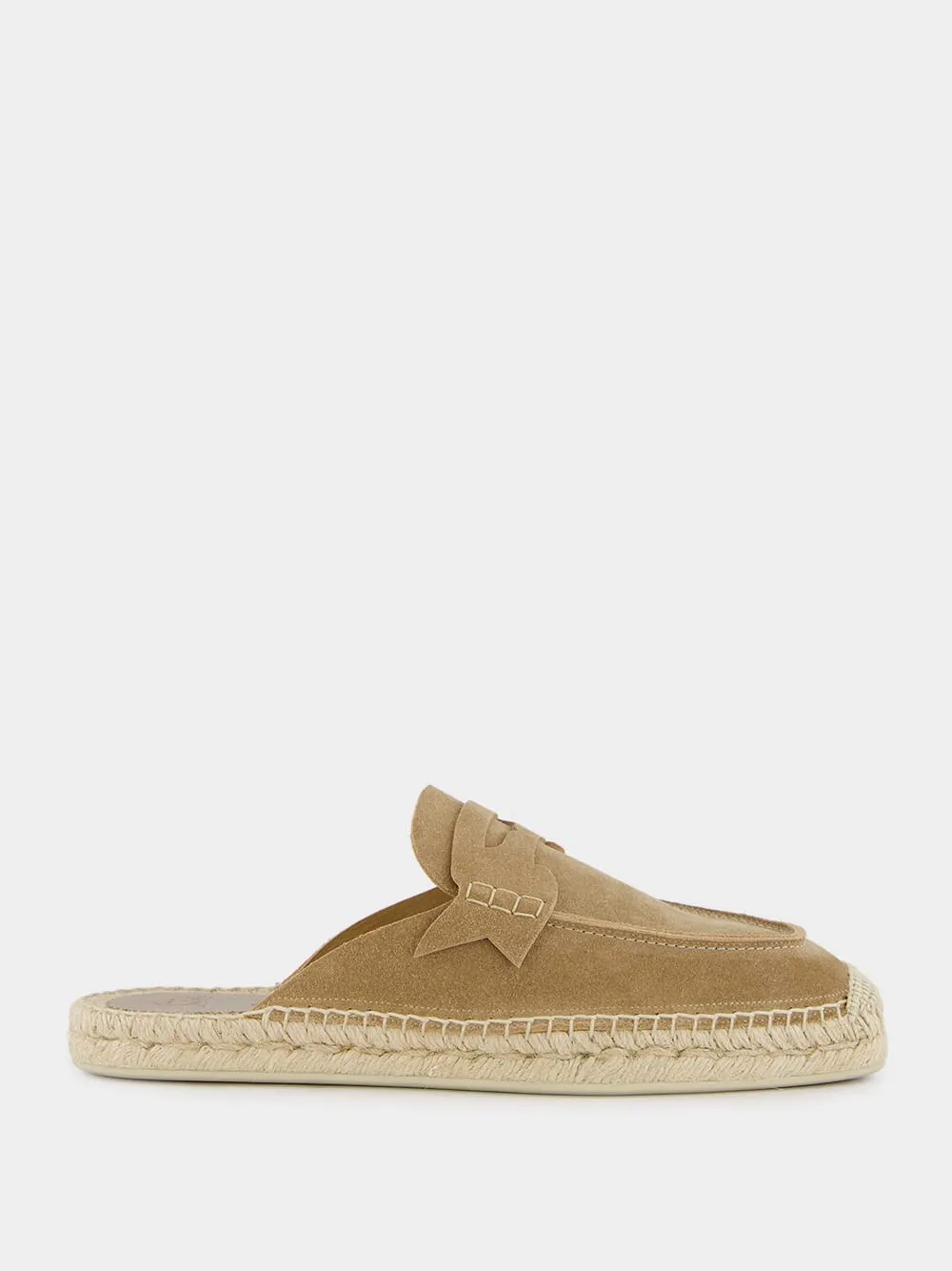 Paquepapa Suede Backless Espadrilles