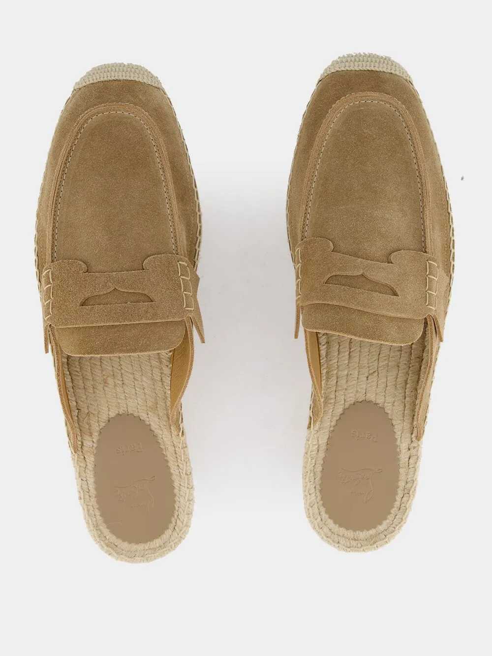 Paquepapa Suede Backless Espadrilles