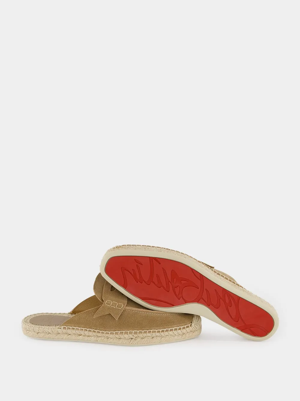 Paquepapa Suede Backless Espadrilles