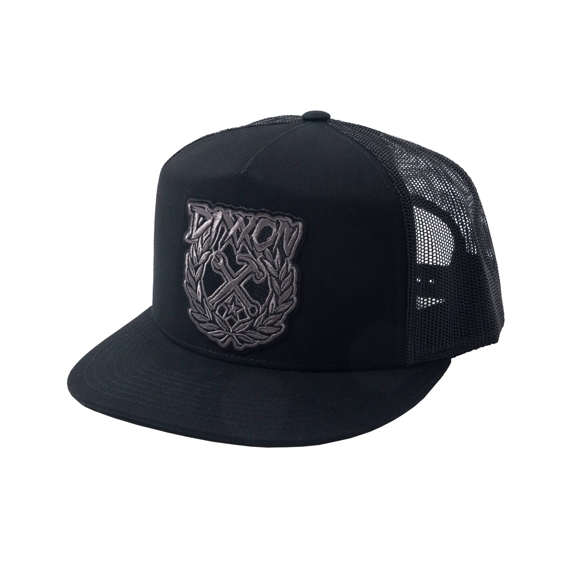 Party Crest Flat Bill Trucker Snapback