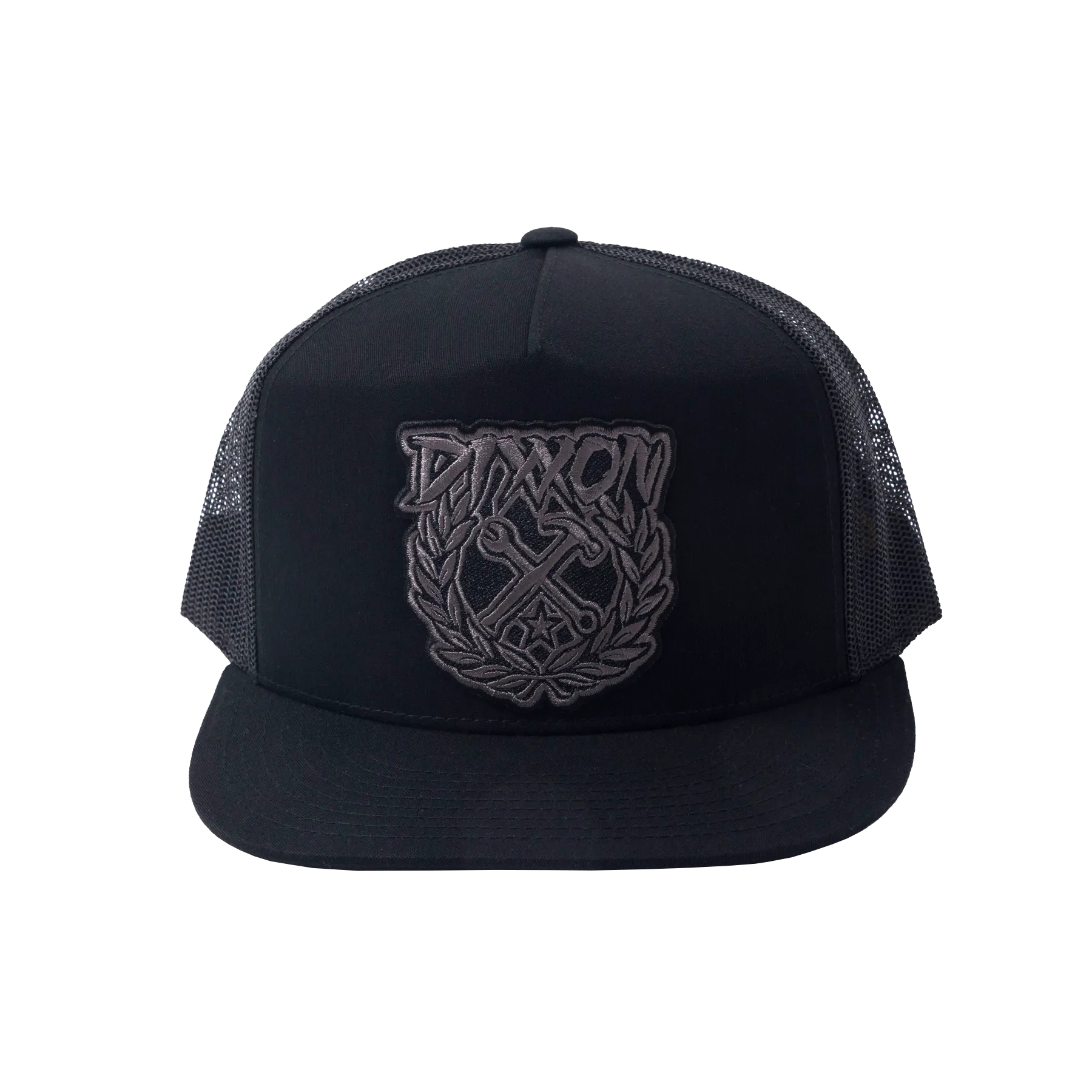 Party Crest Flat Bill Trucker Snapback