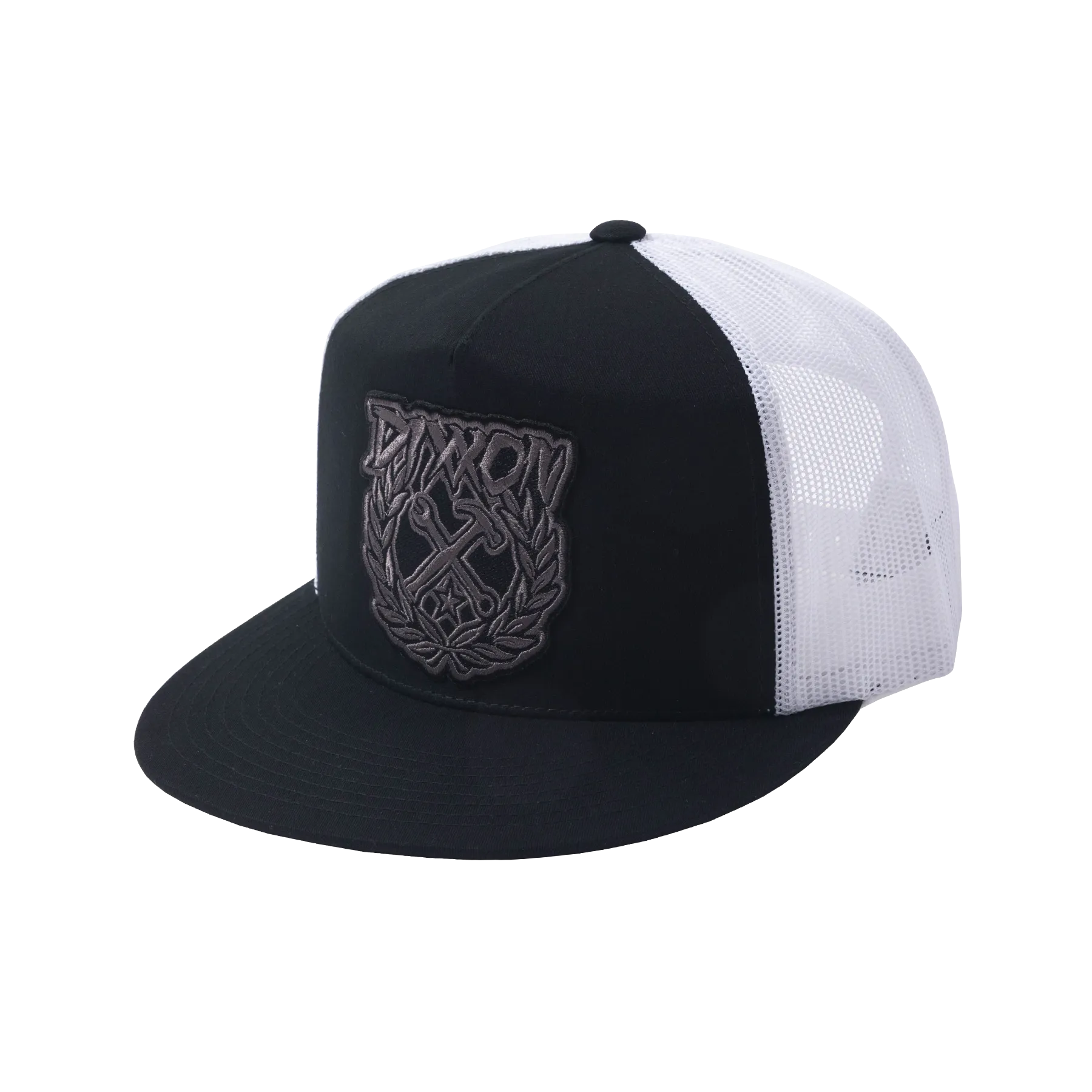 Party Crest Flat Bill Trucker Snapback