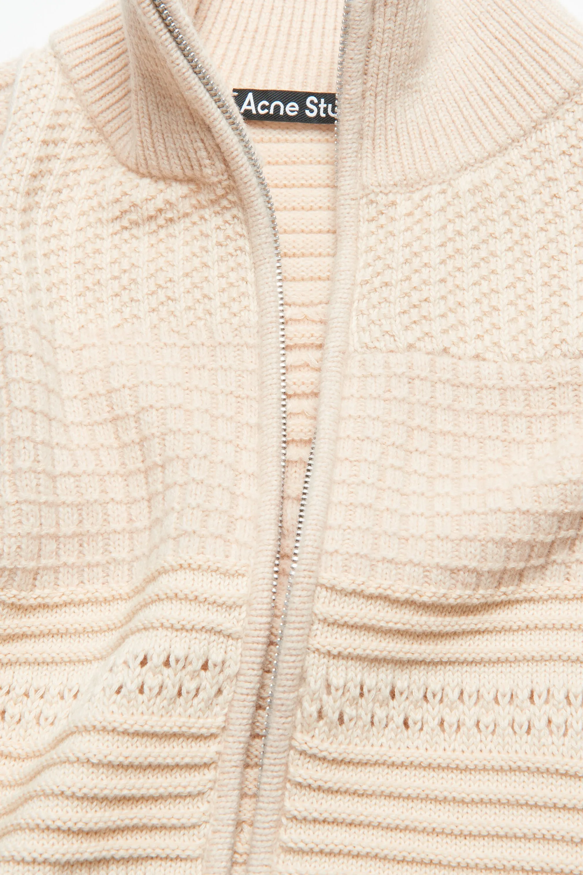 Patchwork knit cardiganUnisex 