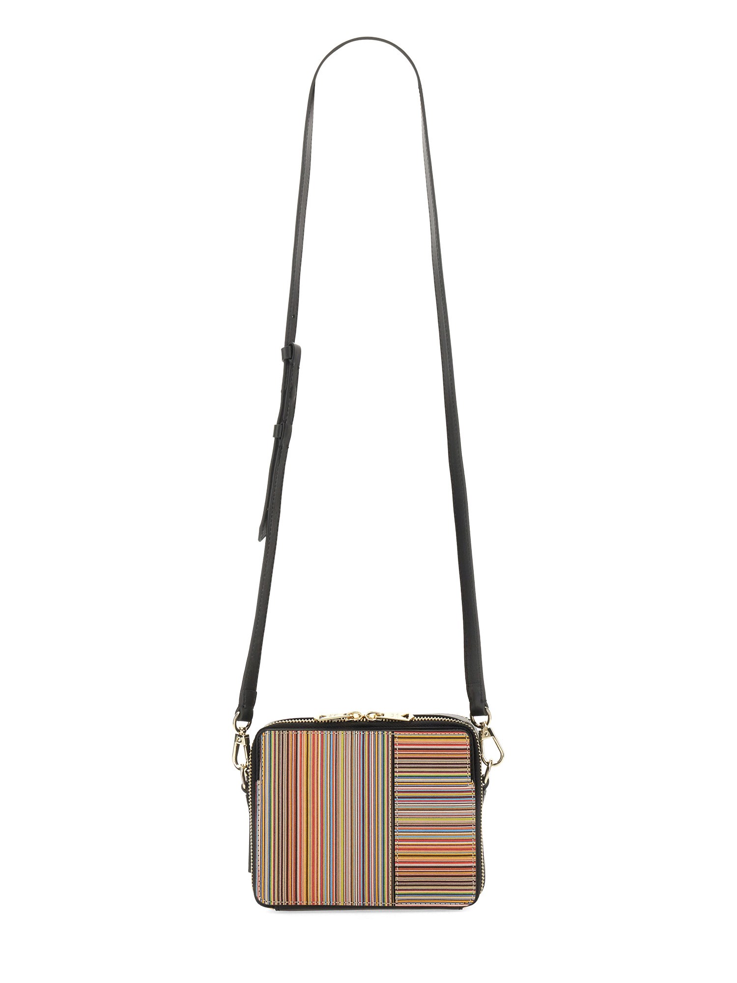 Signature Stripe Leather Shoulder Bag by PAUL SMITH