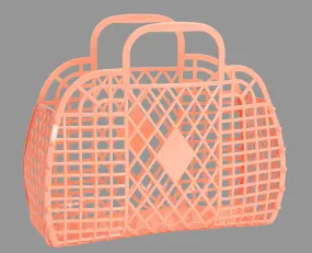 Small Peach Retro Jelly Basket