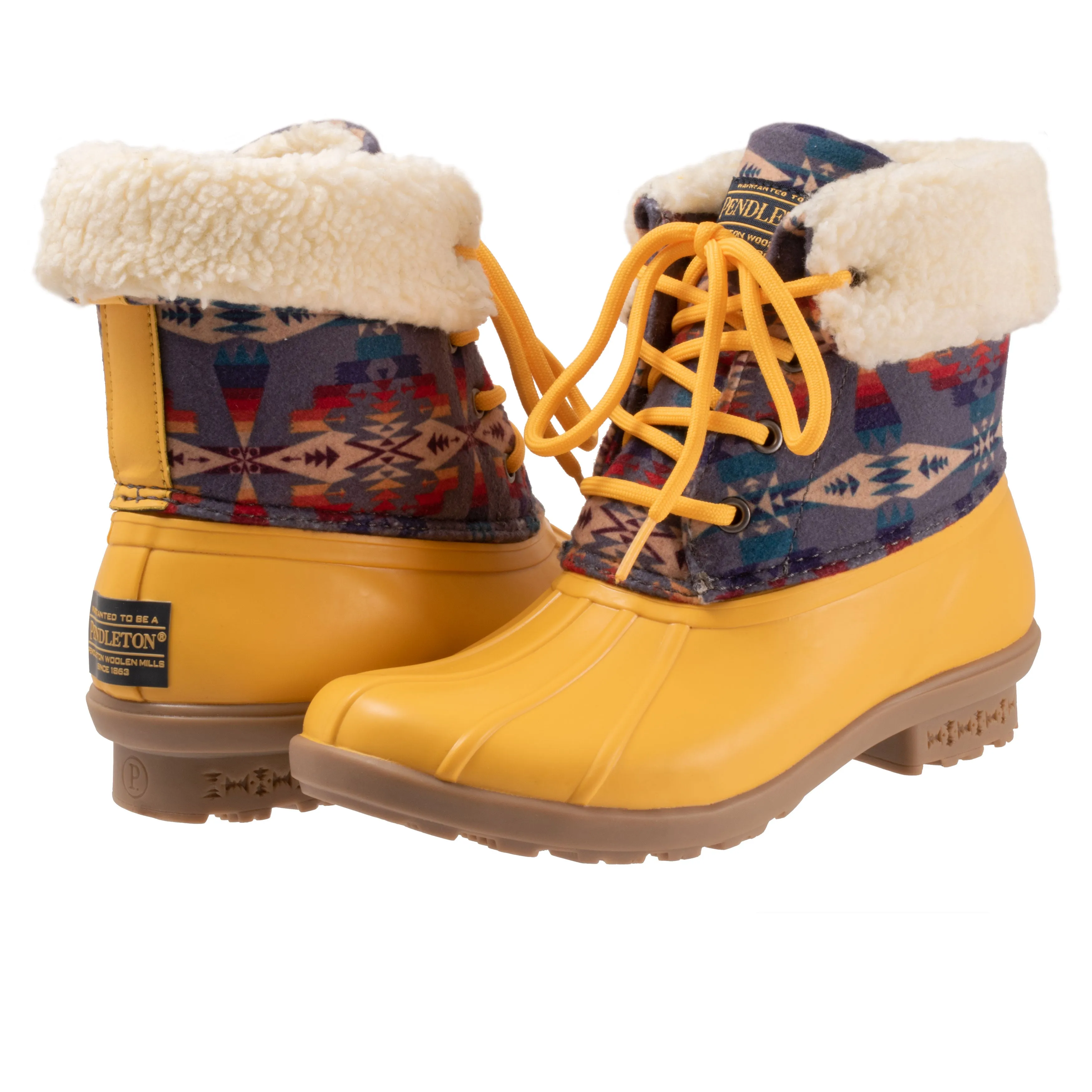 Pendleton Yellow Tucson Duck Boot for Women