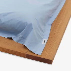 Morning Blue Percale Flat Sheet