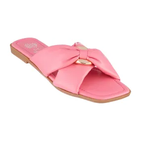 Perri Hot Pink Flat Sandals