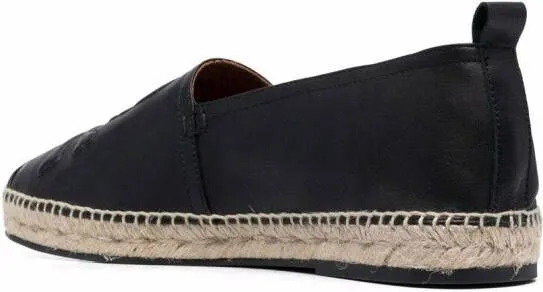 Philipp Plein Skull embossed espadrilles Black