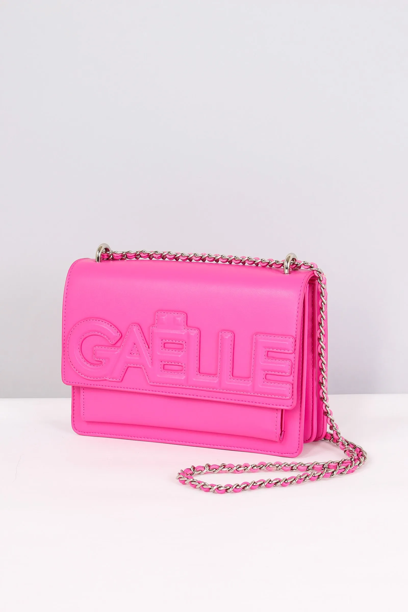 Pink Maxi Logo Shoulder Bag