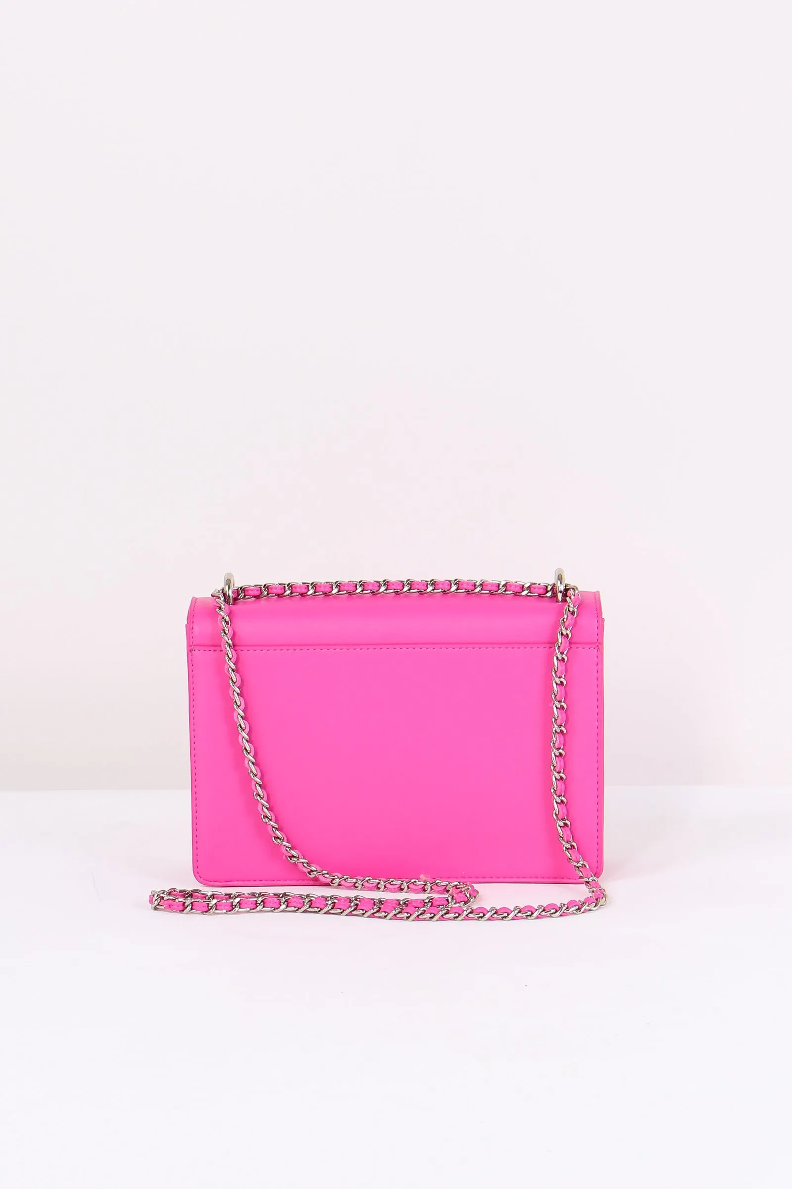 Pink Maxi Logo Shoulder Bag