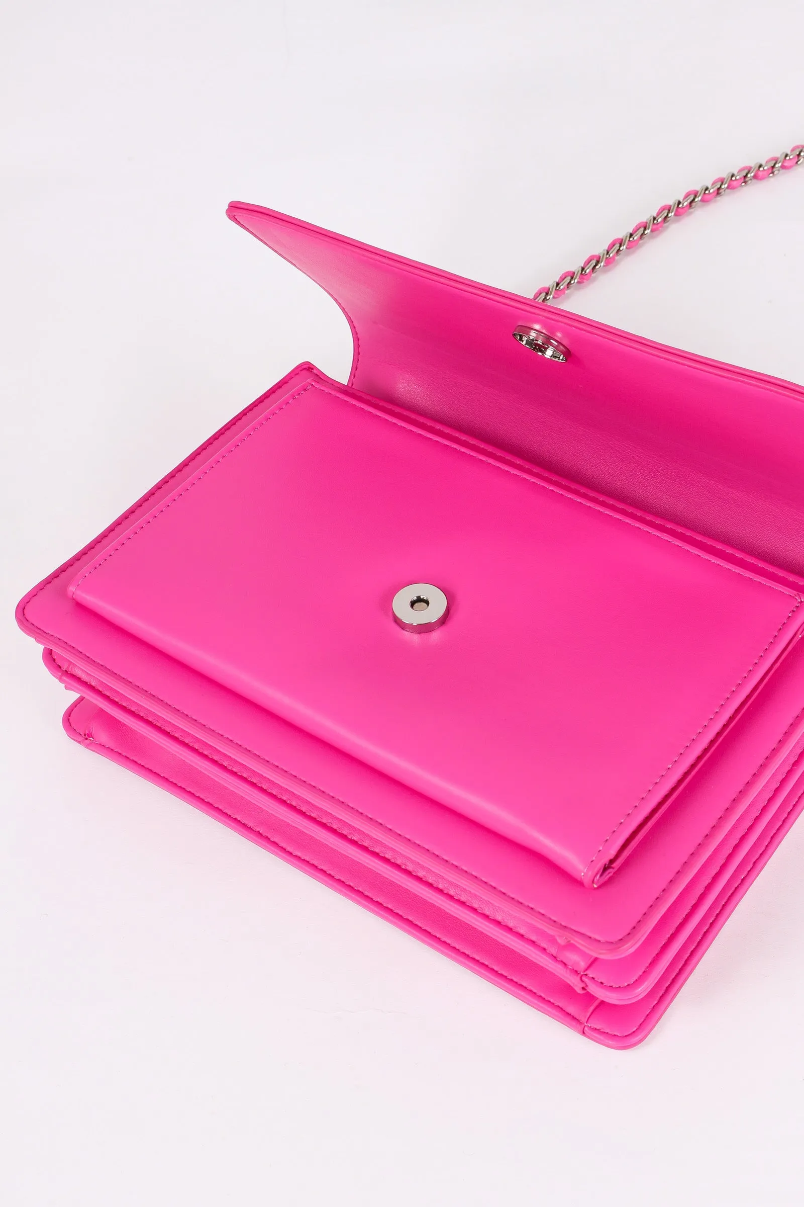 Pink Maxi Logo Shoulder Bag