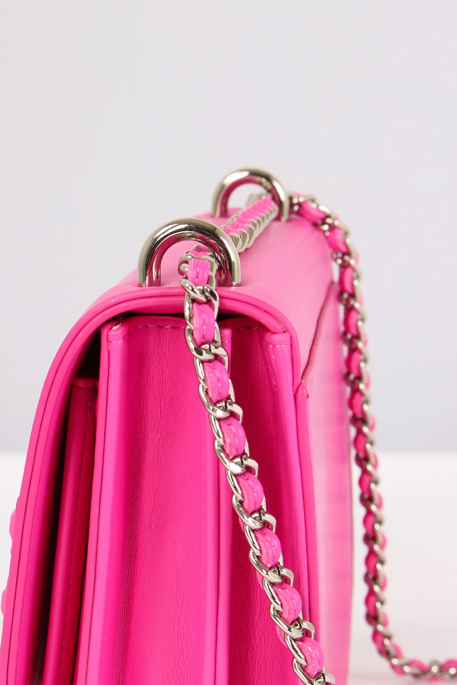 Pink Maxi Logo Shoulder Bag