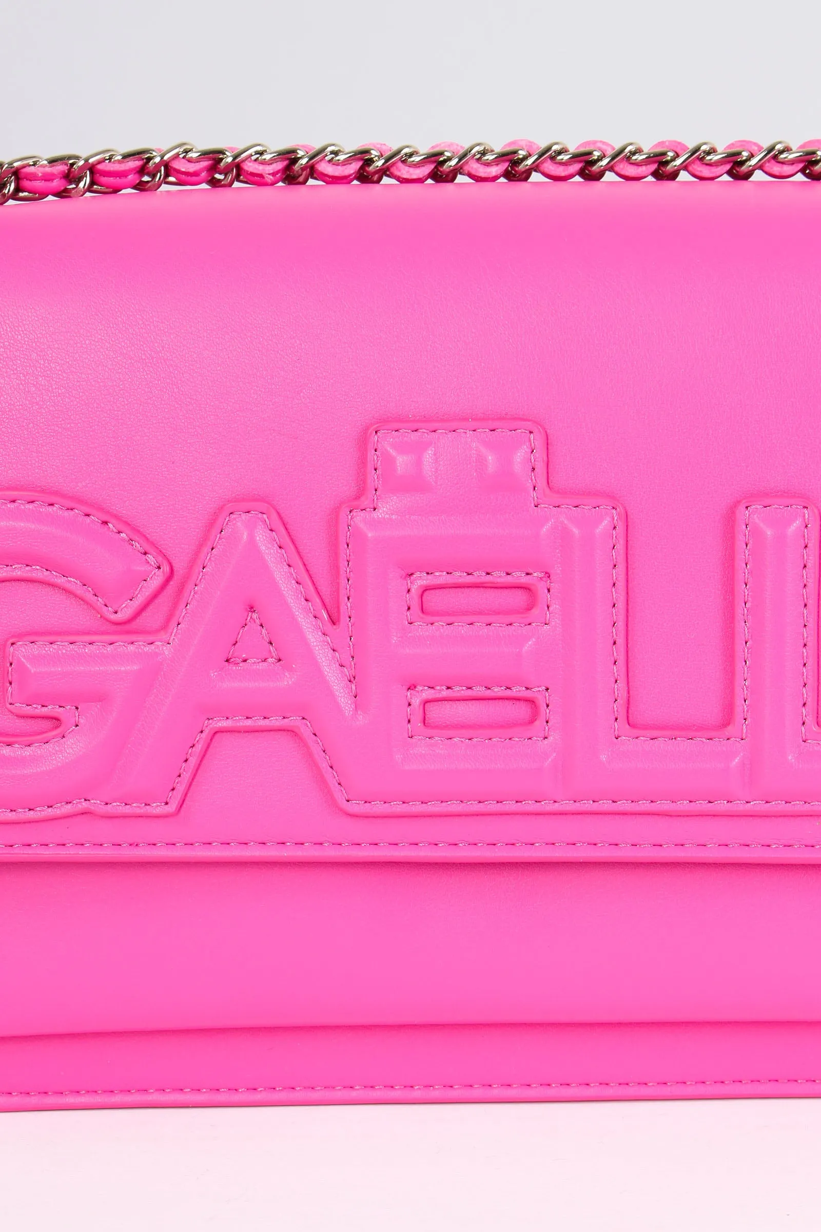 Pink Maxi Logo Shoulder Bag