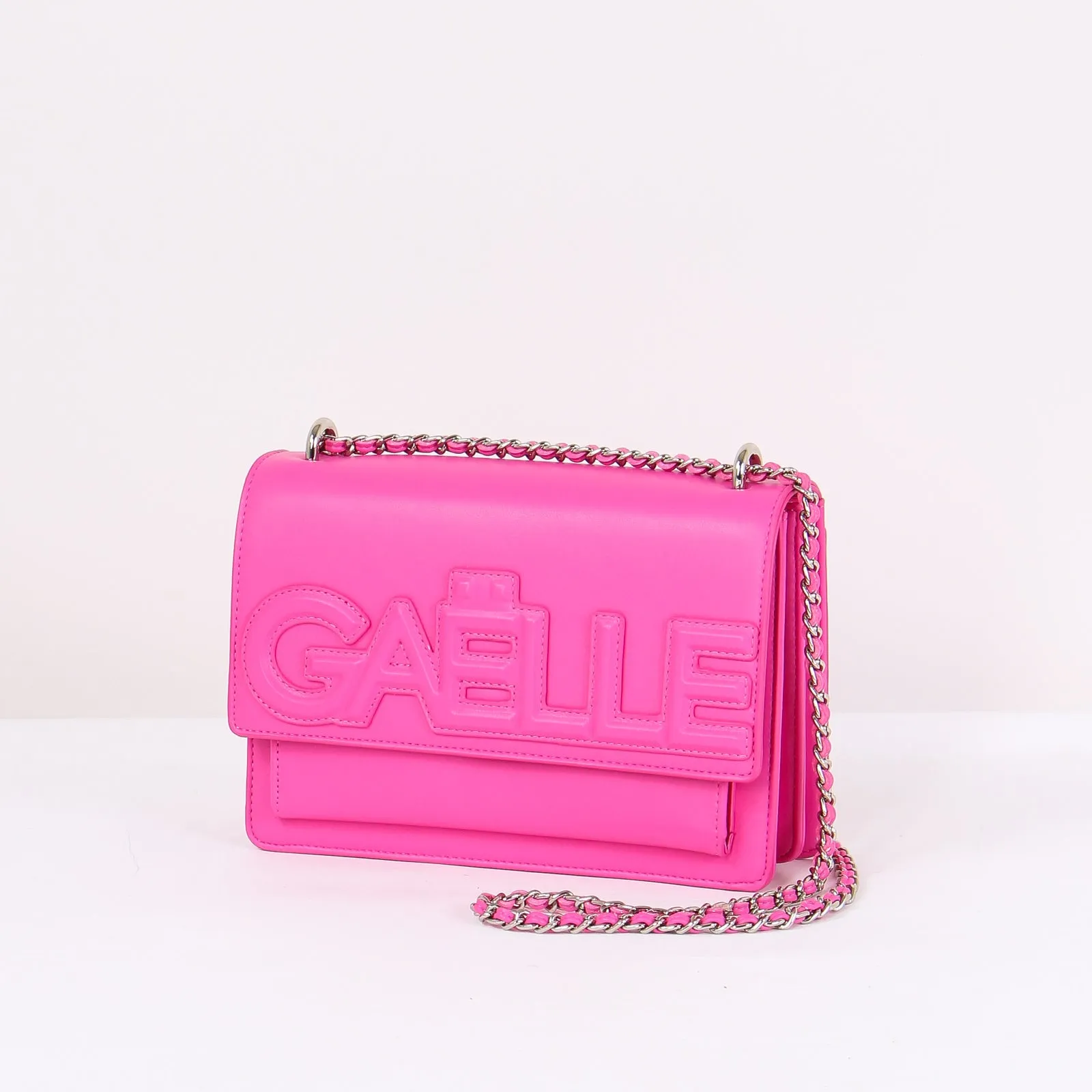 Pink Maxi Logo Shoulder Bag