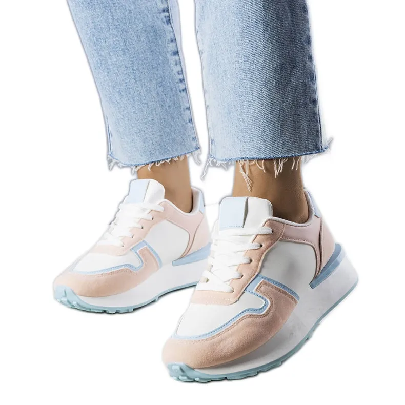 Pink platform sneakers from Blanche