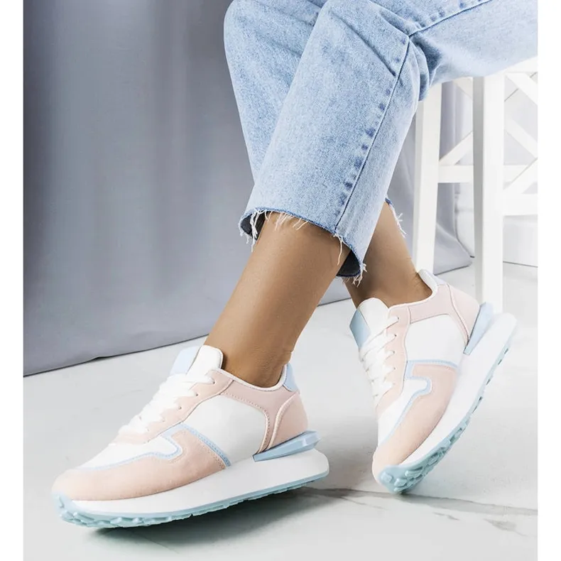 Pink platform sneakers from Blanche