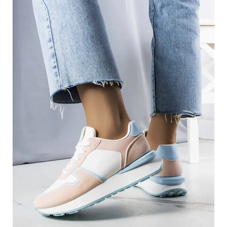 Pink platform sneakers from Blanche