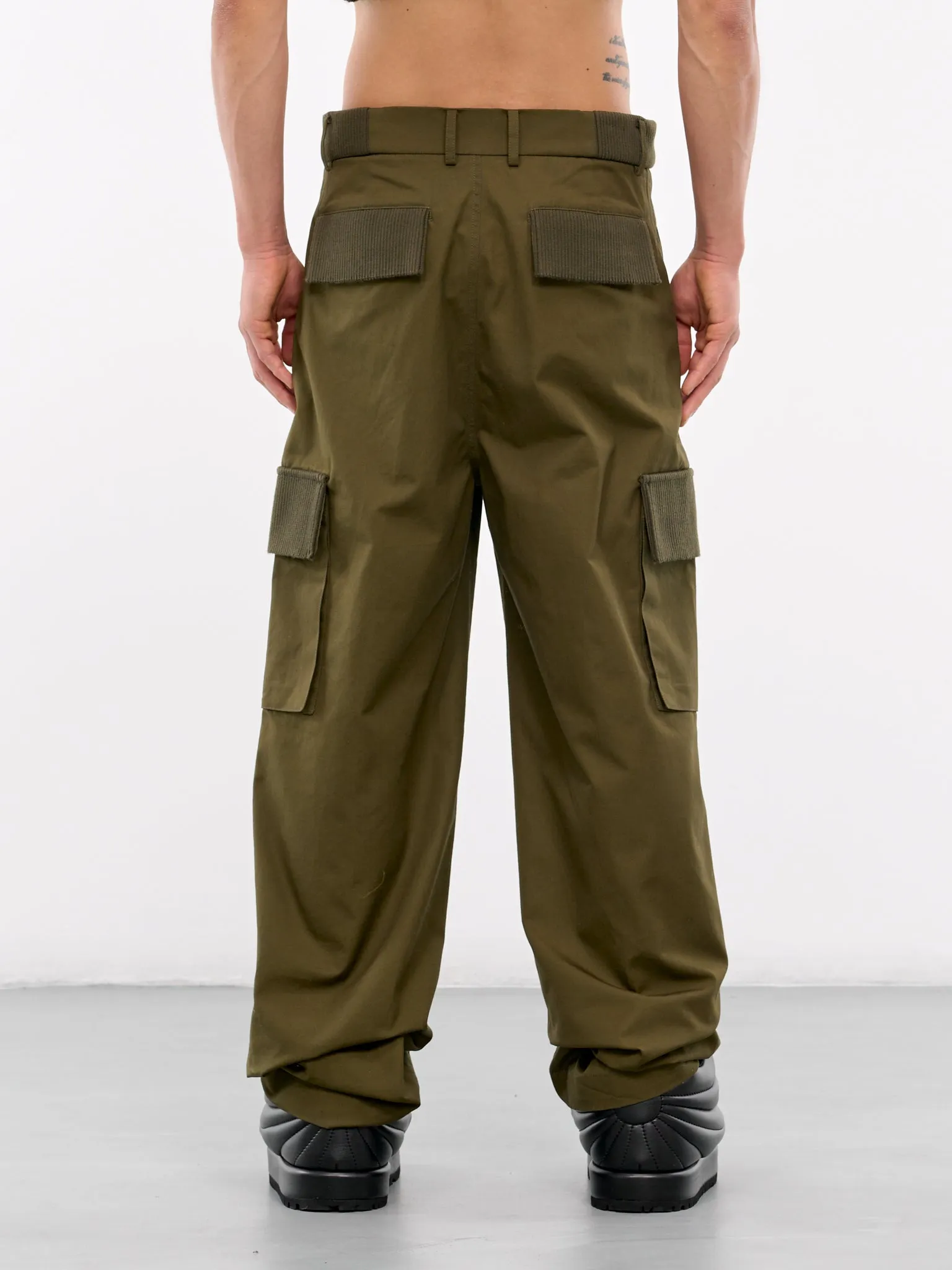 Pistol Fly Cargo Trousers (240025-KHAKI)