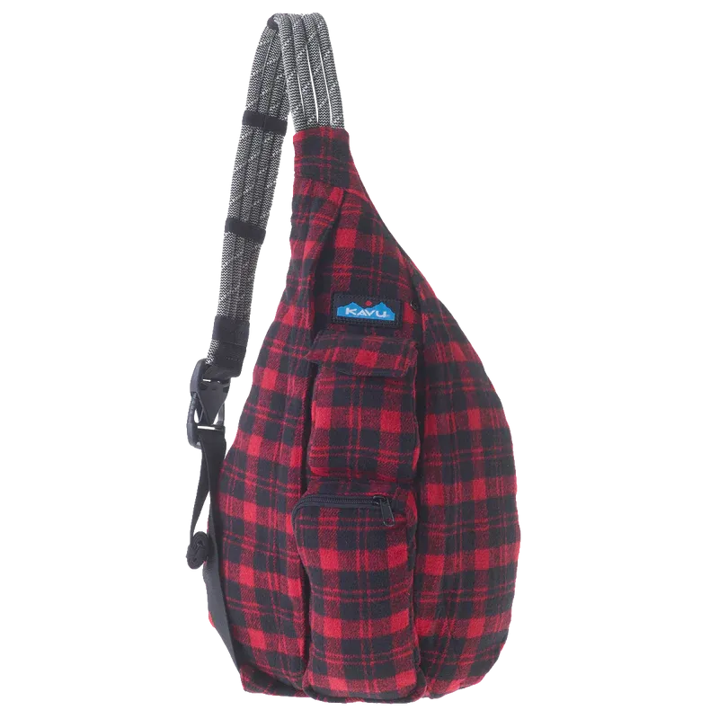 Plaid Rope Bag