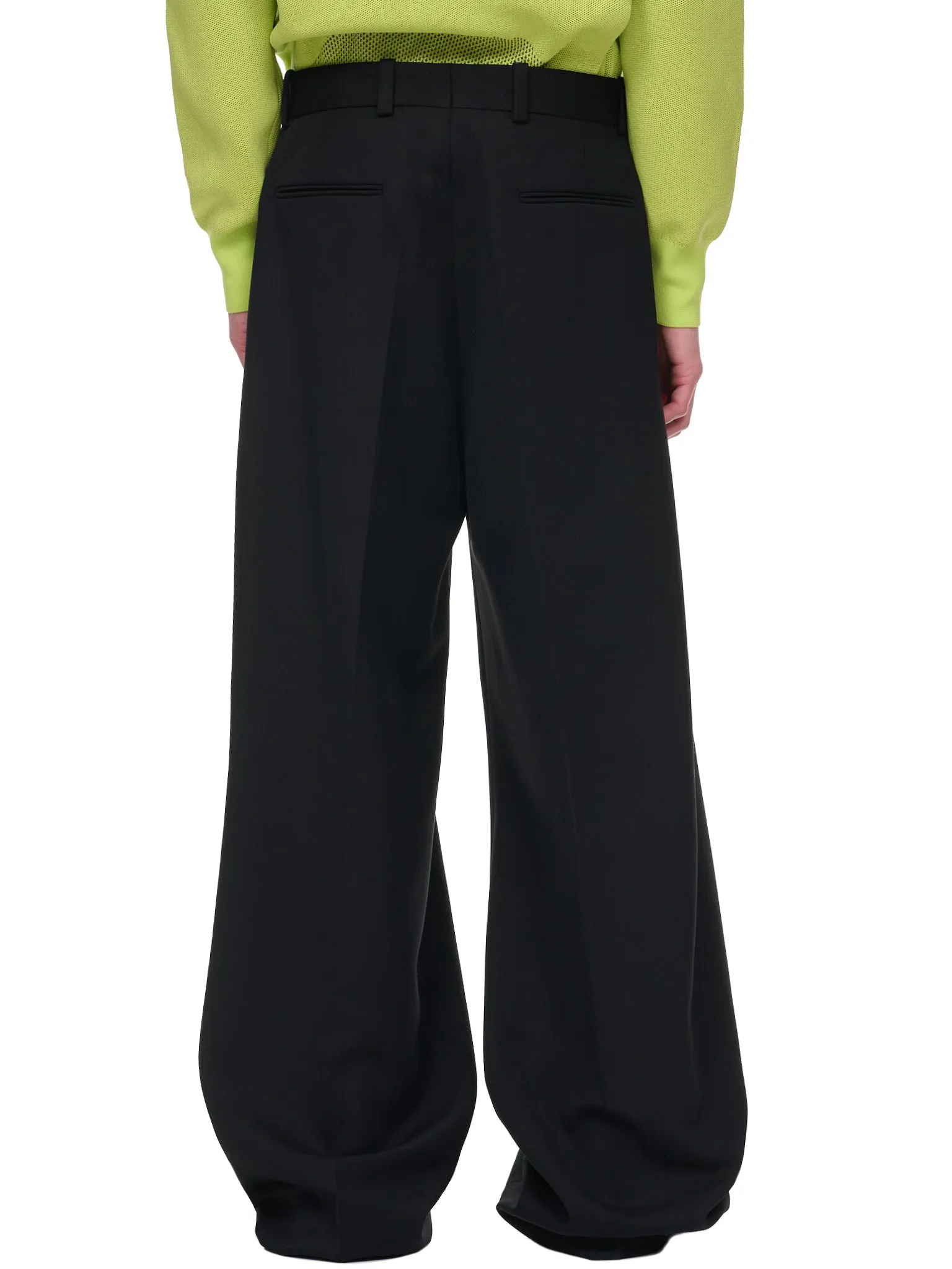 Pleat Wide Classic Trousers (5040-W078-BLACK)