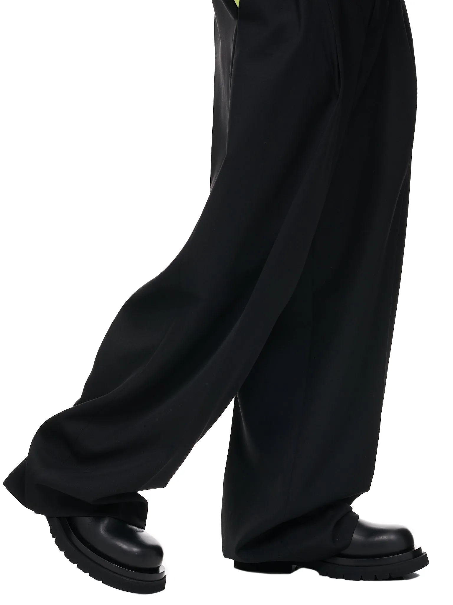 Pleat Wide Classic Trousers (5040-W078-BLACK)